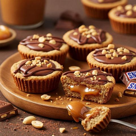 Snickers Kjeks Kurver Oppskrift