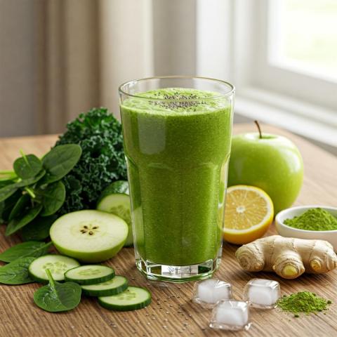 Ricetta per bevanda energetica verde