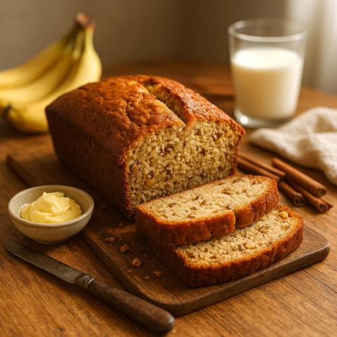Recette de Banana Bread – Facile et Moelleux