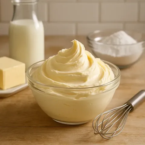 Jednoduchý recept na máslový krém pro zdobení dortů