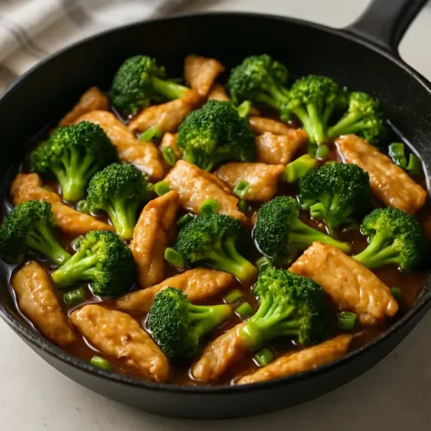 Recette de poulet au brocoli