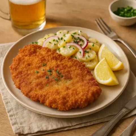 Autentisk Wienerschnitzel Oppskrift – Sprø og Deilig