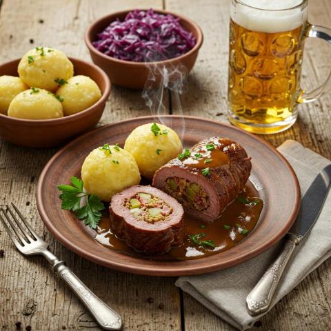 Recette traditionnelle de roulades de bœuf allemandes