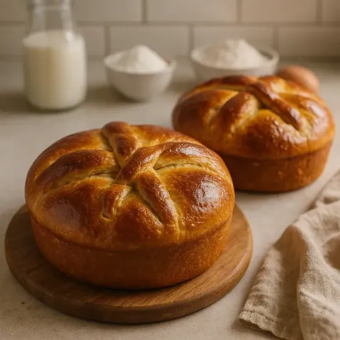Slovakiskt påskbröd Paska – Mjukt och gyllene