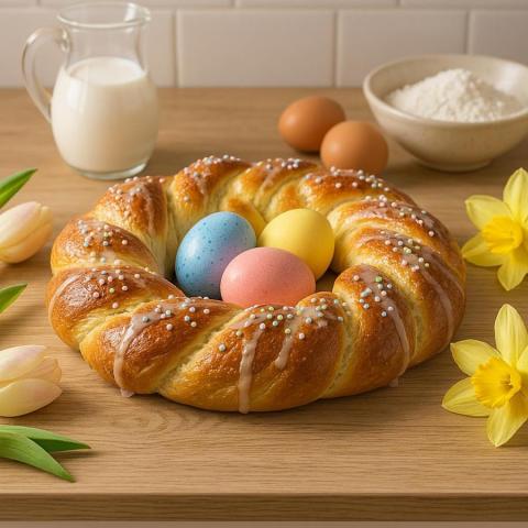 Osterkranz tedesco – Dolce intrecciato di Pasqua
