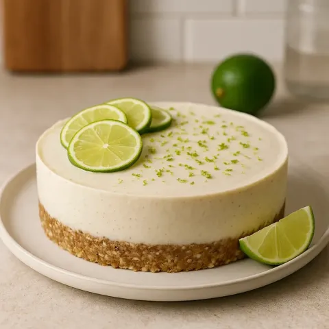 Vegan Lime Cashew Cheesecake