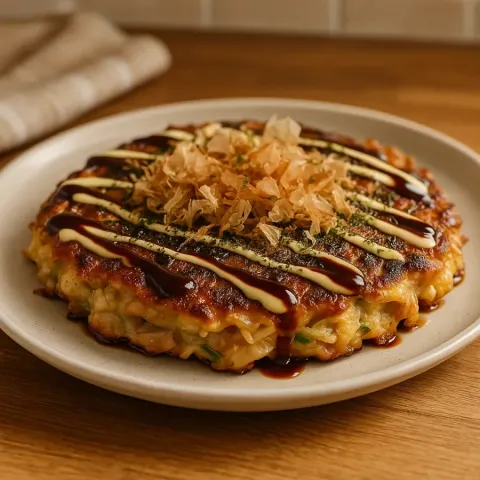Recette Okonomiyaki: crêpe salée japonaise facile