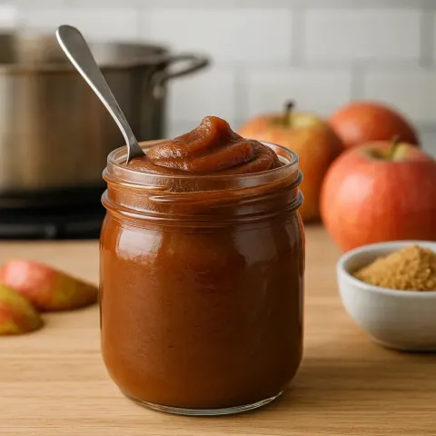 Receta de mantequilla de manzana