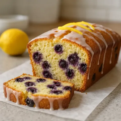 Plumcake al limone e mirtilli – Dolce estivo soffice e profumato