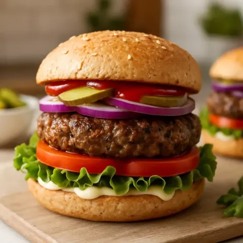 Hamburger senza glutine alla griglia – Perfetti per un picnic estivo