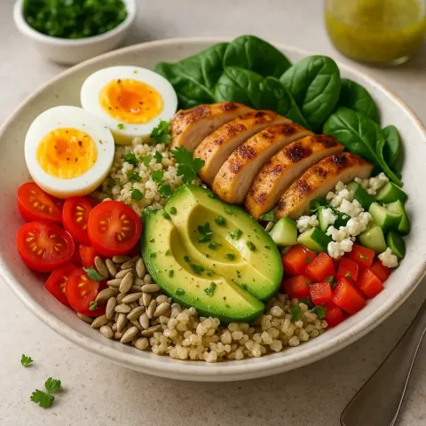 Proteinfyllda frukostskålar