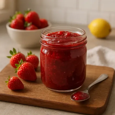 Homemade Strawberry Jam – Easy Preserving Recipe for Seasonal Berries