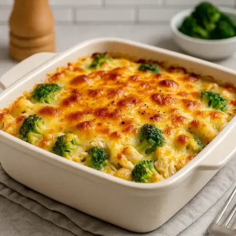 Zapiekanka z kurczakiem keto – szybki obiad low-carb