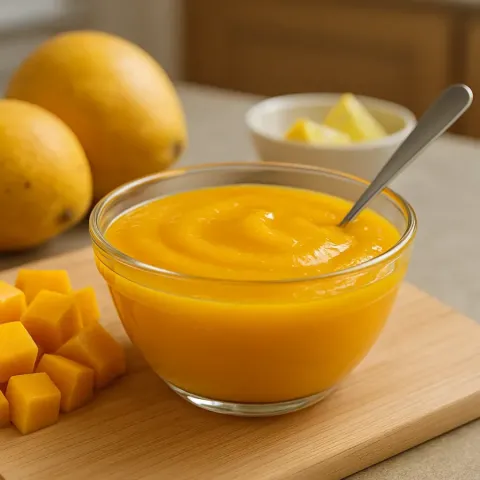 Enkel oppskrift på mango puré – Tropisk dessert på 5 minutter