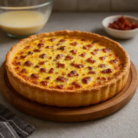 Receta de Quiche Lorraine Clásica – Fácil y Deliciosa