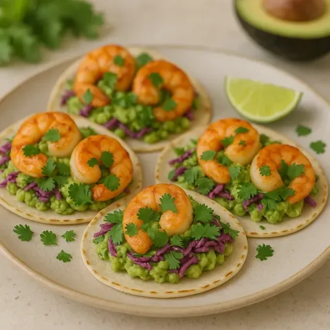 Grilled Shrimp Tacos with Avocado Slaw – Easy and Zesty Summer Dinner