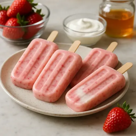 Jordbær- og yoghurtis – Enkel sommergodbit uten baking