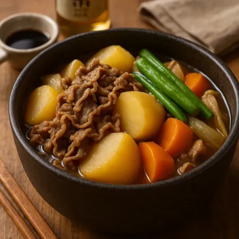 Comment préparer le Nikujaga – Plat familial japonais traditionnel