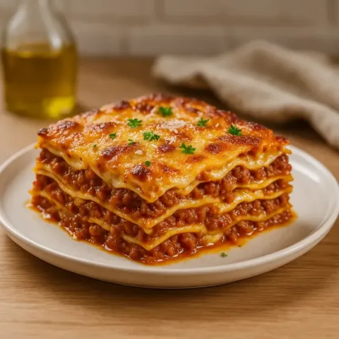 Autentisk hjemmelaget lasagneoppskrift
