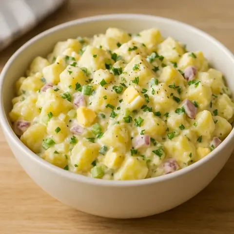 Klassisk potetsalat til grillmat