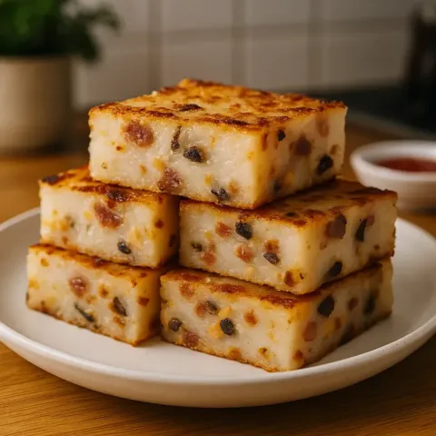 Recette Lo Bak Go (gâteau de radis chinois) – Dim Sum facile