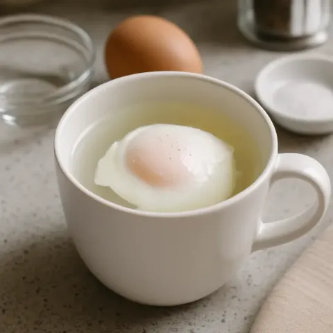 Ztracené vejce v mikrovlnce – Snadný a rychlý recept