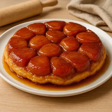 Tarte Tatin recept – francoska jabolčna karamelnica po korakih