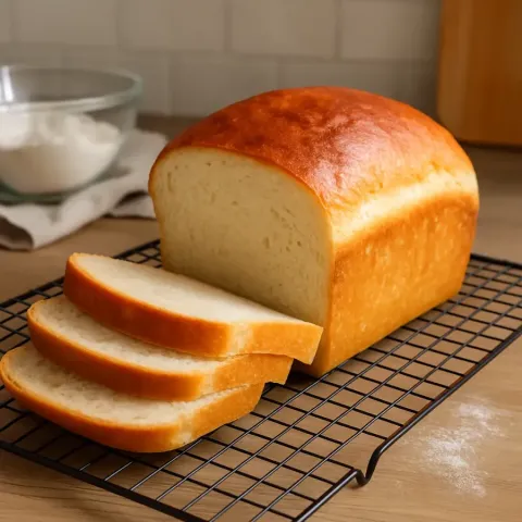 Recette traditionnelle de pain blanc maison