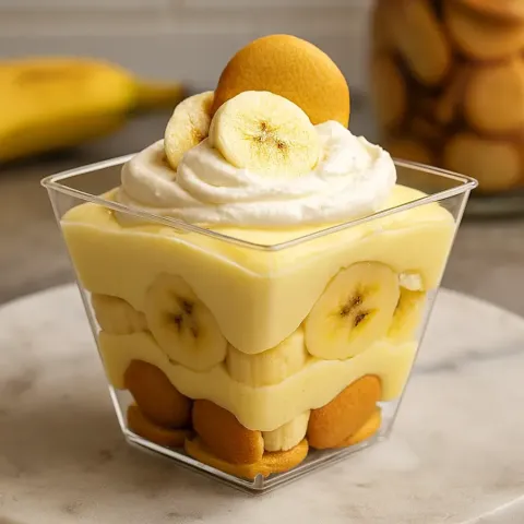 Budino alla banana facile e veloce – morbido senza forno