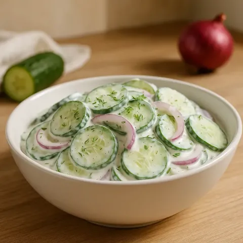 Insalata di cetrioli veloce – Ricetta estiva cremosa