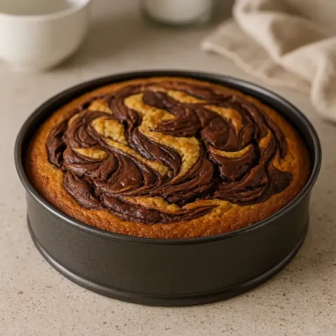 Nutella Bananen‑Kuchen Rezept – Saftig & Schnell