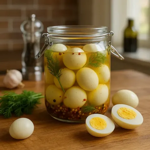 Recept na nakládaná vejce – Jednoduchá a chutná domácí vejce