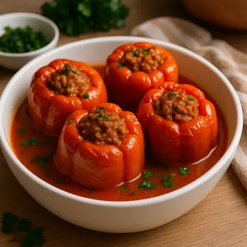 Poivrons farcis serbes (punjene paprike) – recette traditionnelle