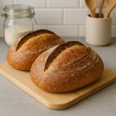 100% Natural Sourdough Bread Recipe