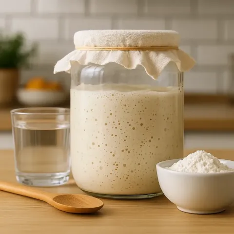 Recept na přirozený kvásek – 100 % hydratovaný a aktivní