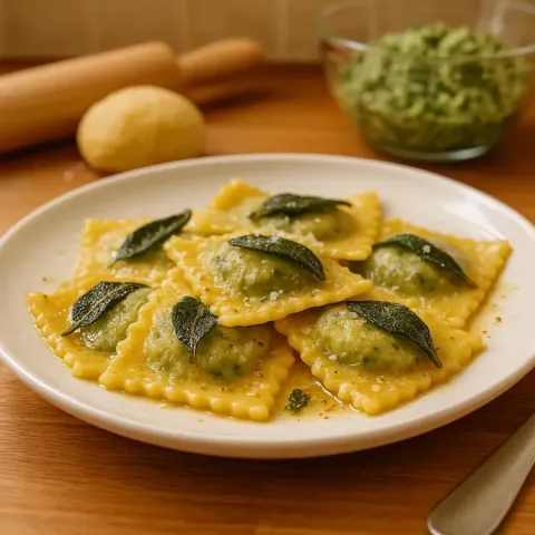 Spinat-Ravioli selber machen: Frische Pasta leicht gemacht