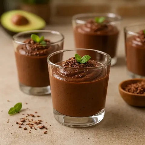 Veganski čokoladni mousse iz avokada z Aquafabo – enostaven recept brez jajc