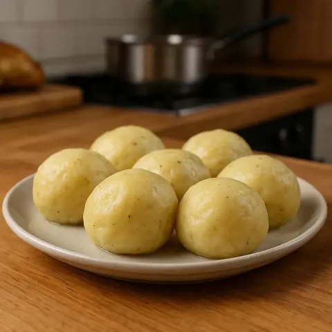 Recette facile de quenelles de pommes de terre (knedlíky)