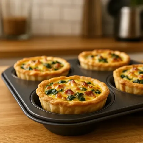 Mini quiche do kawy – szybki, pyszny pomysł