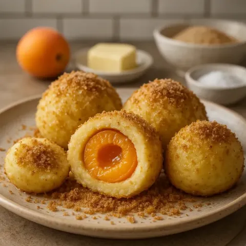 Quenelles slovènes aux abricots – moelleuses et faciles