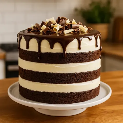 Gâteau Tuxedo fait maison : le duo chocolat blanc et noir enfin dévoilé