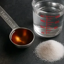 Convertidor de medidas de cocina: mililitros a cucharadas y gramos a tazas