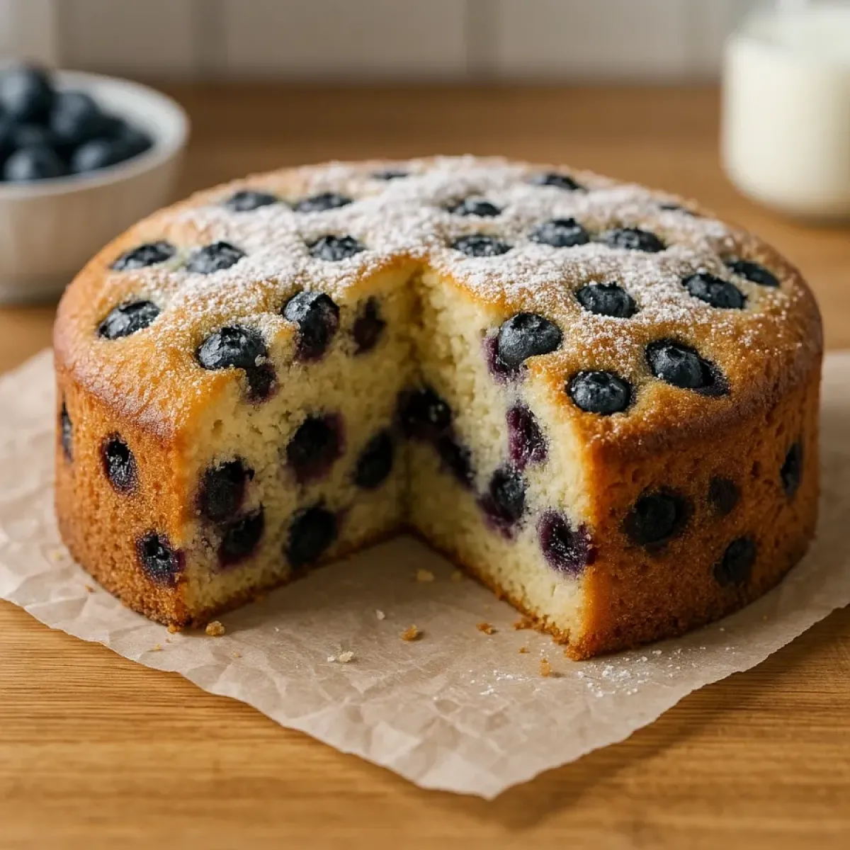 Borůvkový piškotový dort – Jednoduchý a nadýchaný recept pro každého